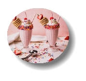 Strawberry and Banana Milkshake - The Epicurean Mouse